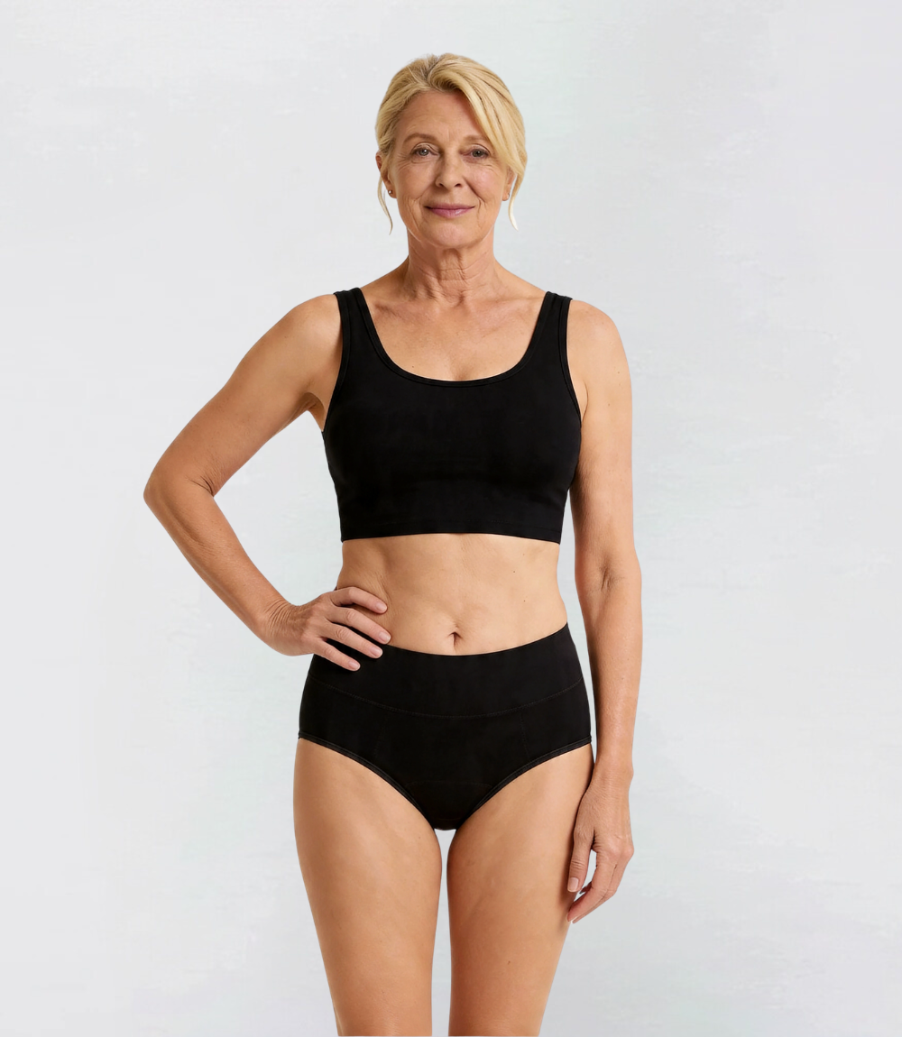Incontinence Hiphugger – Organic Cotton – 100% Leakproof