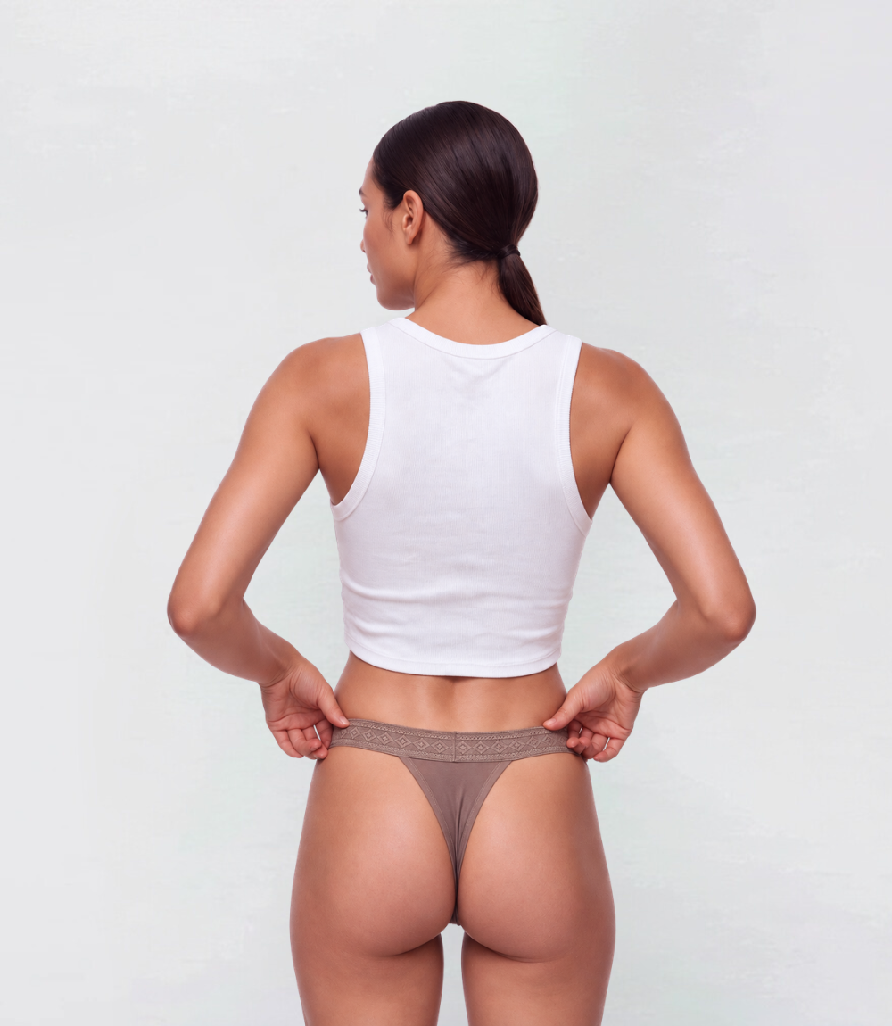 Organic Cotton Thong – 100% Leakproof