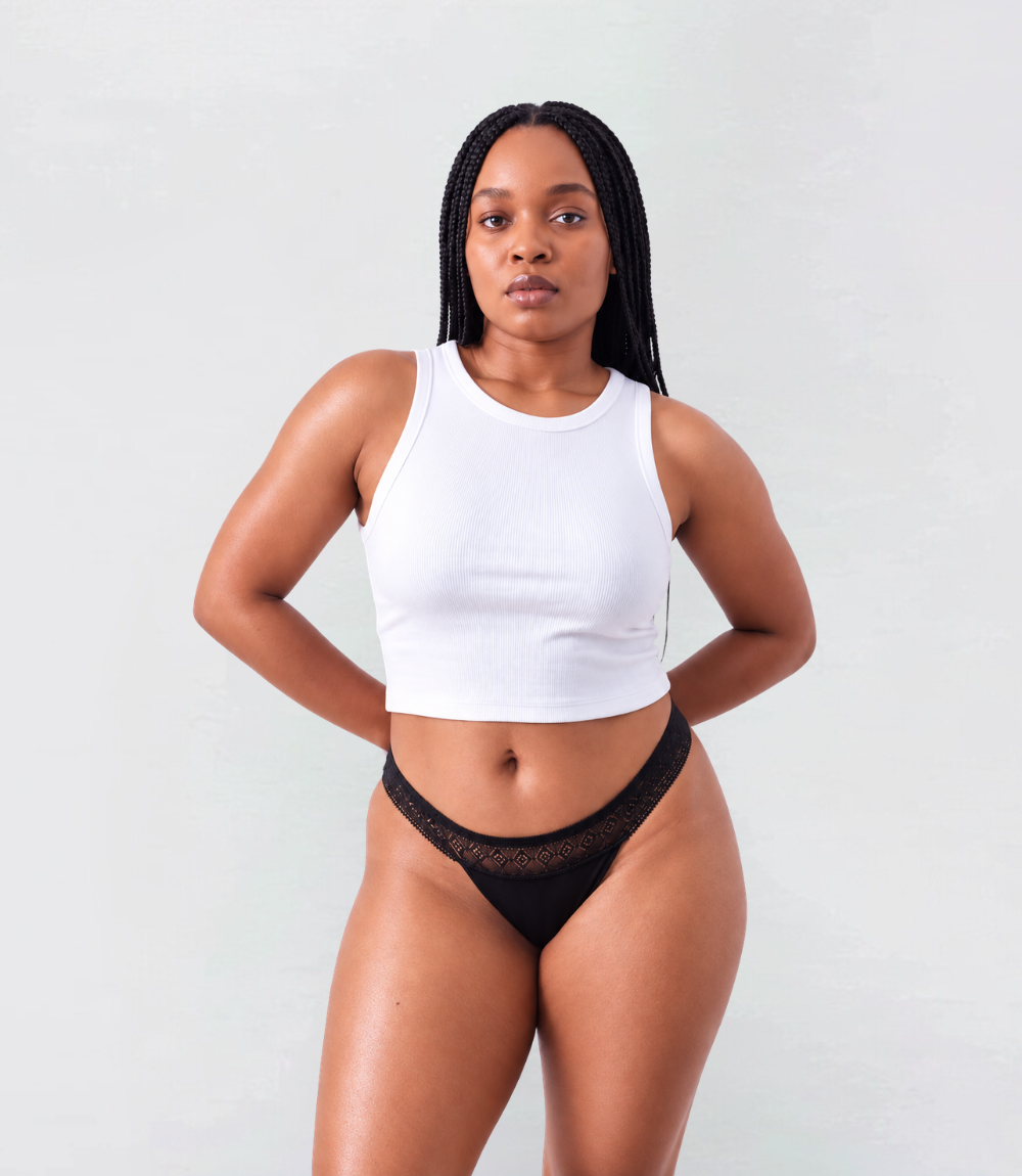 Organic Cotton Thong – 100% Leakproof