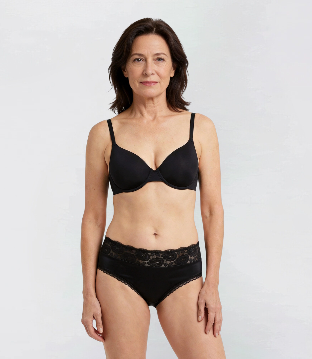 Incontinence Classic – Lace – Organic Cotton – 100% Leakproof