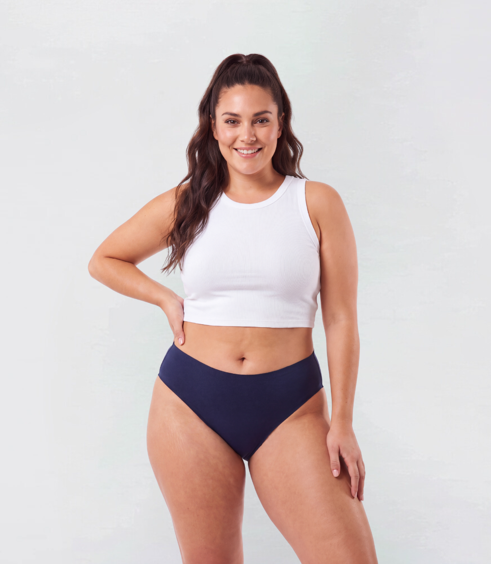 High Waisted – Seamless – 100% Leakproof
