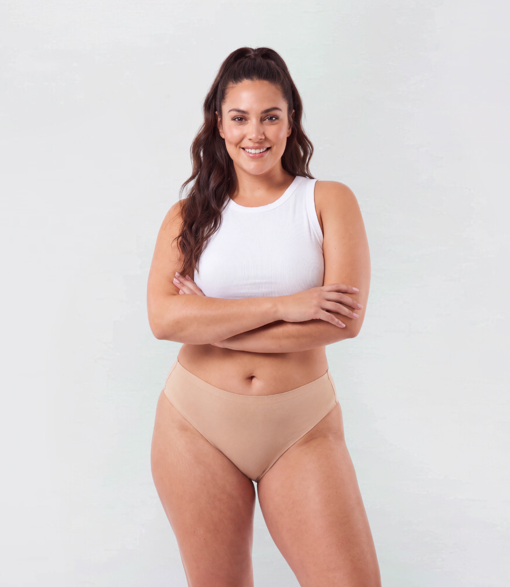 High Waisted – Seamless – 100% Leakproof