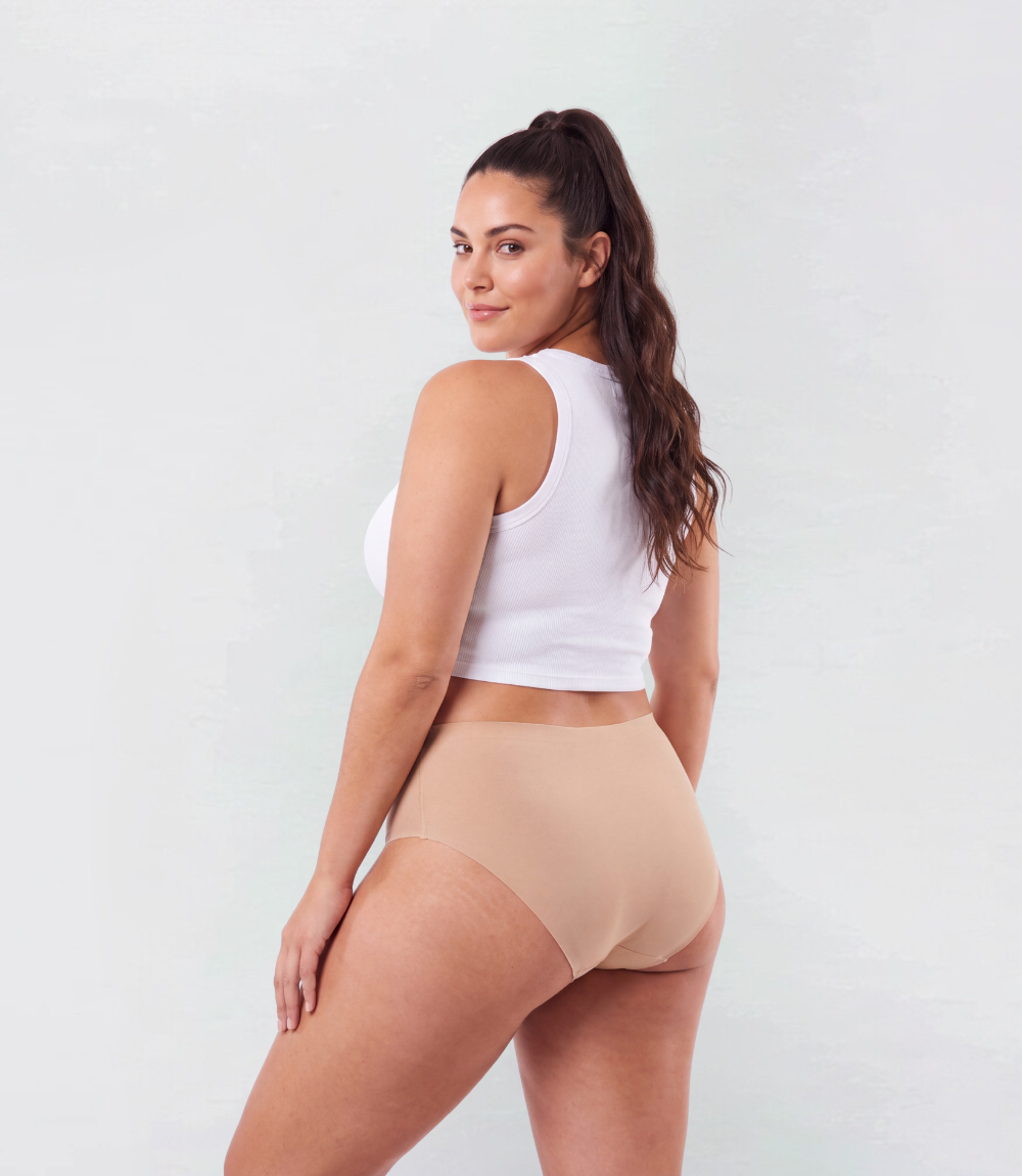 High Waisted – Seamless – 100% Leakproof