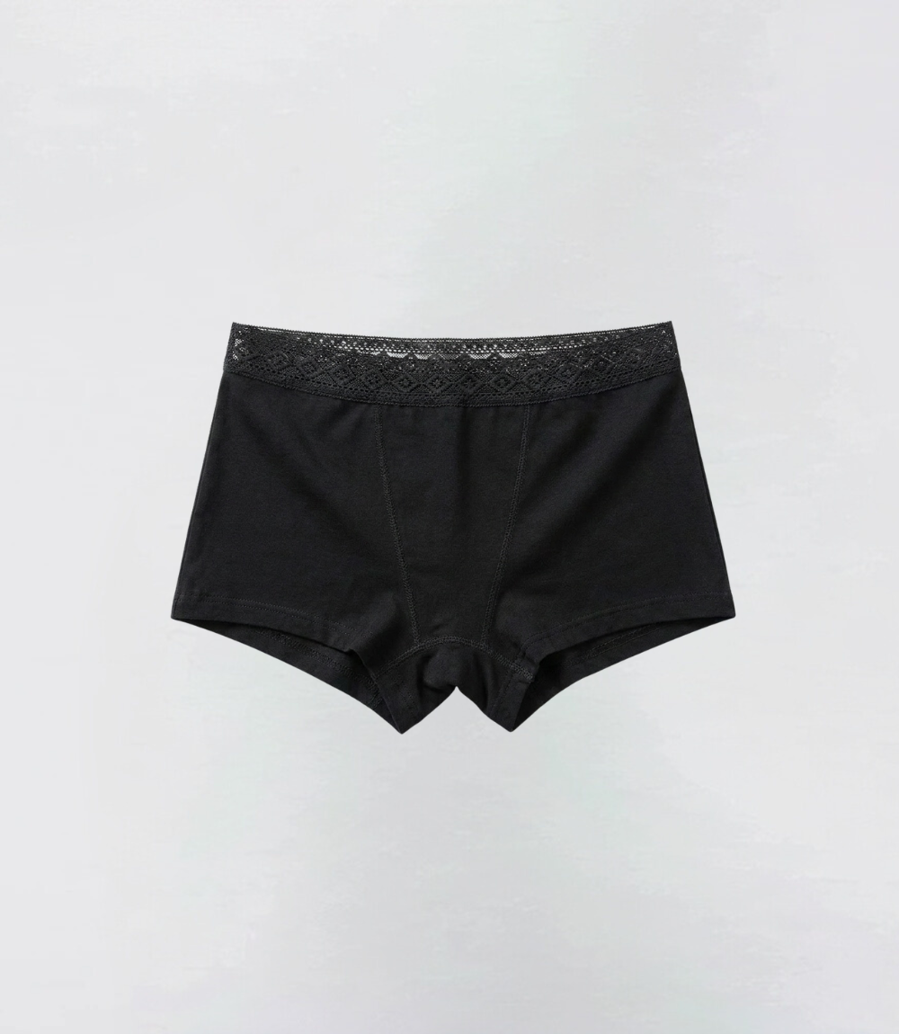 Boyshort – Lace – 100% Leakproof