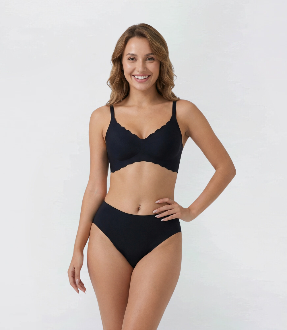Floral Lace Brief – 100% Leakproof