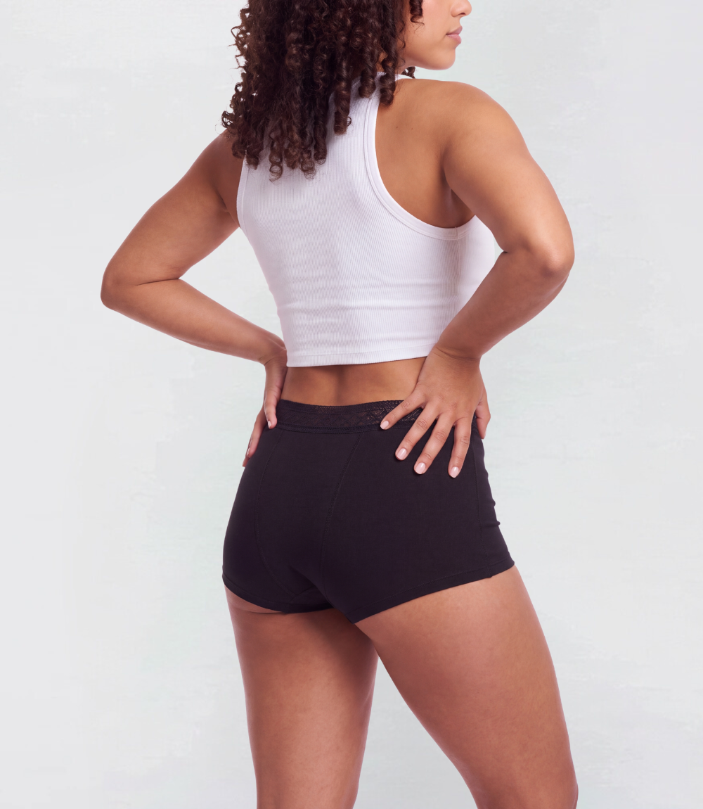 Boyshort – Lace – 100% Leakproof